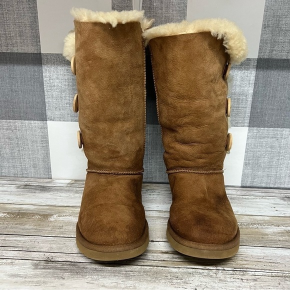 UGG Bailey Button Triplet Shearling Tall Boot - Picture 10 of 16